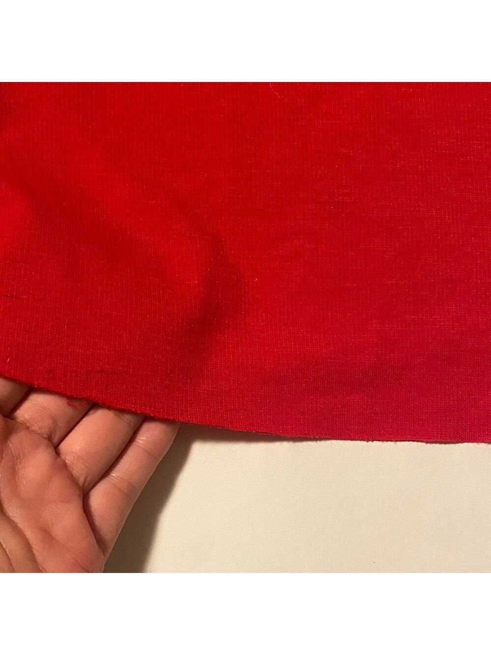 Red Ruffle Sleeve Top - Picture 5 of 6